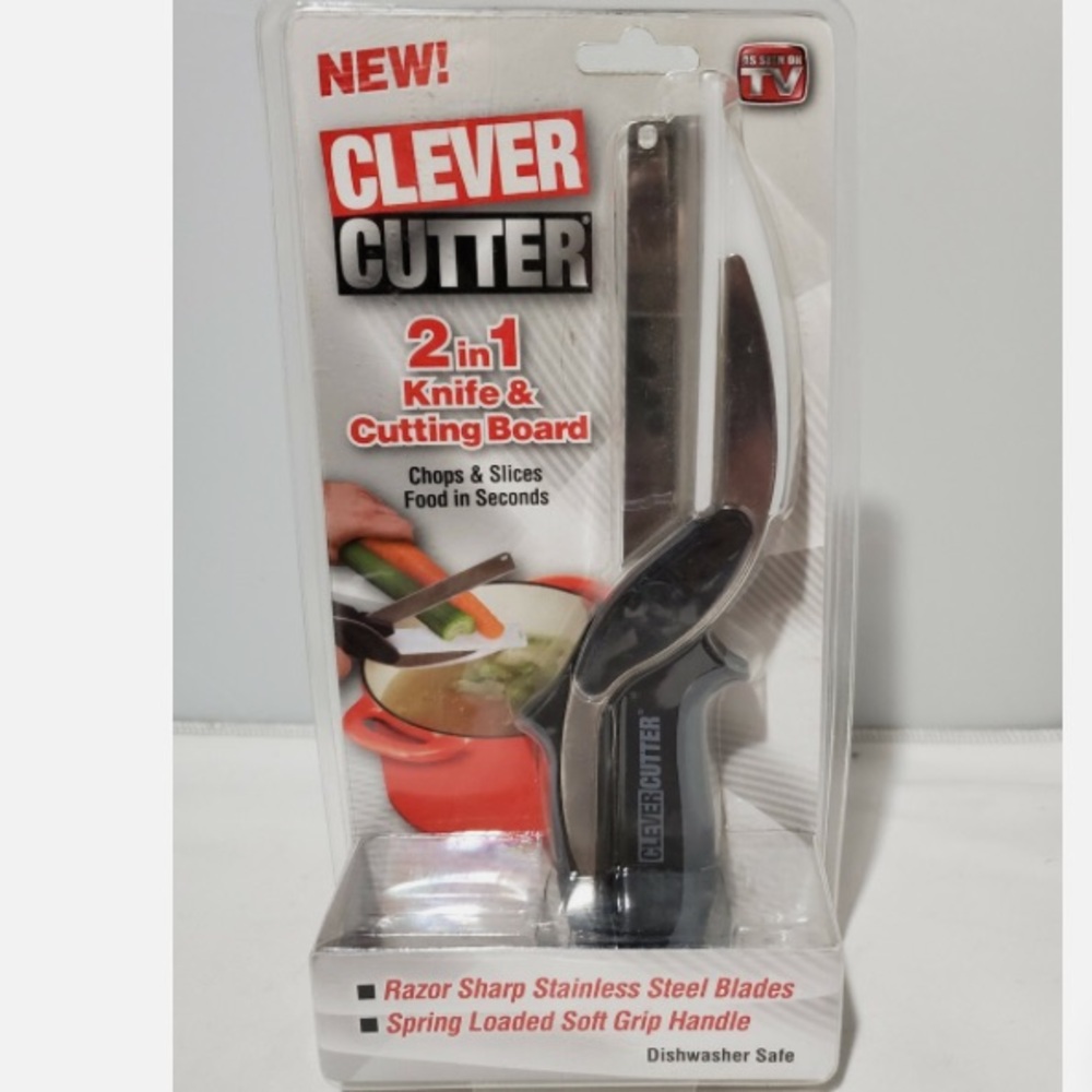 Clever Cutter Knife and Cutting Board